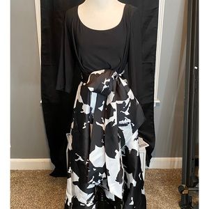 Black and white dress